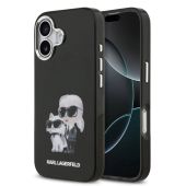 Obal Karl Lagerfeld IML Aquarelle Karl and Choupette Apple iPhone 17 KLHMP17SHMKCAQOK čierny