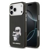 Obal Karl Lagerfeld IML Aquarelle Karl and Choupette Apple iPhone 17 Pro Max KLHMP17XHMKCAQOK čierny