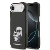 Obal Karl Lagerfeld IML Aquarelle Karl and Choupette Apple iPhone Air KLHMP17MHMKCAQOK čierny