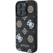 Obal Guess PU 4G Peony MagSafe Apple iPhone 16 Pro Max GUHMP16XP4PWPK Black