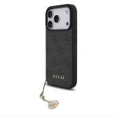 Obal Guess 4G Charm Apple iPhone 17 Pro Max GUHMP17XGF4GCK sivý
