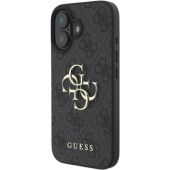 Obal Guess PU 4G Metal Logo Apple iPhone 16 Plus GUHCP16M4GMGGR Grey