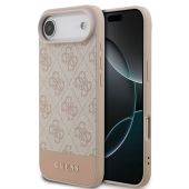 Obal Guess PU 4G Stripe Apple iPhone Air GUHCP17MG4GLPI ružový