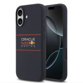 Obal Red Bull Silicone Horizontal Logo MagSafe Apple iPhone 17 RBHMP17S24SIHSRV modrý