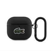 Obal Lacoste Petit Pique Croc Logo Patch Apple AirPods 4 LCA4PVCK čierny