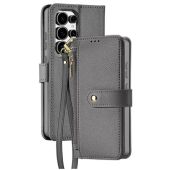 Obal Dux Ducis Lawa Leather Detachable Magnetic Wallet Samsung Galaxy S25 Ultra 5G S938 sivý