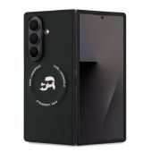 Obal Karl Lagerfeld PU Karl and Choupette Heads Magnetic Samsung Galaxy Z Fold7 5G F966 KLHMZFD7PSMLRKCK čierny