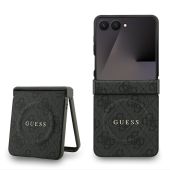 Obal Guess PU Leather 4G Colored Ring Magnetic Samsung Galaxy Z Flip7 5G F766 GUHMZF7P4MSEGCK čierny