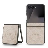 Obal Guess PU Leather 4G Colored Ring Magnetic Samsung Galaxy Z Flip7 5G F766 GUHMZF7P4MSEGCP ružový