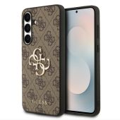 Obal Guess PU 4G Metal Logo Samsung Galaxy S25 FE 5G S731 GUHCS25FE4GMGBR hnedý