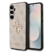 Obal Guess PU 4G Metal Logo Samsung Galaxy S25 FE 5G S731 GUHCS25FE4GMGPI ružový