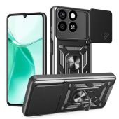 Obal Camshield Ring Armor ZTE Blade A35/A55 čierny