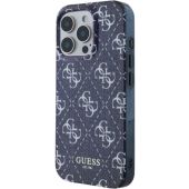Obal Guess IML Denim Effect MagSafe Apple iPhone 16 Pro Max GUHMP16XHJ4PWD Dark Blue