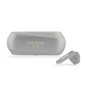 Guess Elongated Metallic TWS bezdrôtové slúchadlá GUTWSC2MCDSE sivé