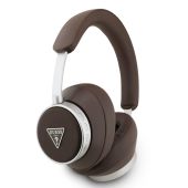 Guess PU Saffiano Triangle Logo ENC bezdrôtové slúchadlá GUBHC15PGMRTRW hnedé