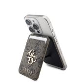 Guess 4G Metal Logo MagSafe Cardslot penaženka so stojanom GUWMSHG4BLW hnedá