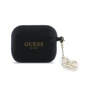 Obal Guess 4G Charm Silicone Apple AirPods Pro 3 GUAP3LECG4K čierny