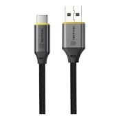 Tactical Fast Rope Aramid 2.0 USB-A/USB-C 2m 100W šedý