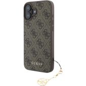 Obal Guess 4G Charm Apple iPhone 16 Plus GUHCP16MGF4GCW Tone on Tone Brown