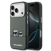 Obal Karl Lagerfeld IML K&CH Heads Logo MagSafe Apple iPhone 17 Pro Max KLHMP17X6HPKACK čierny