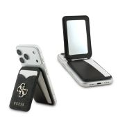 Guess PU 4G Mirror MagSafe Cardslot penaženka so stojanom a zrkadlom GUWMSMIP4GK čierna