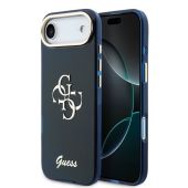 Obal Guess IML 4G Script Metal Logo Apple iPhone Air GUHCP17M5HC4MLSB modrý