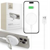 Tech-Protect QI15W-A33 MagSafe nabíjačka/stojan biela