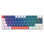 Machenike K500-B61 Brown Switch, drôtová mechanická klávesnica, modro biela