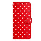 Obal PU Book Motorola Moto G86 5G/G86 Power 5G bodky červený