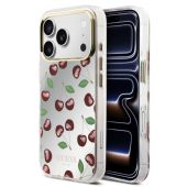 Obal Guess TPU Glitter Cherry MagSafe iPhone 17 Pro GUHMP17L5HMRCGEG