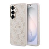 Obal Guess PU Leather 4G Gold Frame Magnetic Samsung Galaxy S26 5G S942 GUHMS26SP4MSEGCP ružový