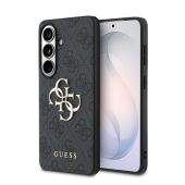 Obal Guess PU 4G Metal Logo Samsung Galaxy S26 5G S942 GUHCS26S4GMGGR sivý