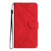 Obal Stitch Book Samsung Galaxy A14 4G A145/A14 5G A146 červený