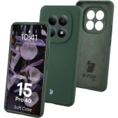 Obal Bizon Soft Xiaomi Redmi Note 15 Pro 4G zelený