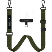 Tech-Protect C6S, šnúrka na krk pre mobil, zelená