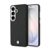 Obal BMW Signature PU Leather Metal Logo Magnetic Samsung Galaxy S26 5G S942 BMHMS26S25PFWKCSK čierny