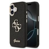 Obal Guess PU Fixed Glitter 4G Metal Frame Apple iPhone 17 GUHCP17SHG4SGCK čierny