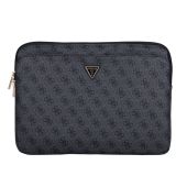 Guess PU 4G Triangle Logo obal na notebook 14" GUCS14ZP4DPTK čierny