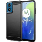 Obal Tech-Protect TPU Carbon Motorola Moto G04/G24/G24 Power/E14 Black