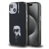 Obal Karl Lagerfeld IML Aquarelle Karl Apple iPhone 15 KLHCP15SHMKIAQK čierny