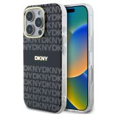 Obal DKNY PC/TPU Repeat Pattern Tonal Stripe Magsafe Apple iPhone 16 Pro DKHMP16LHRHSEK čierny