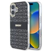 Obal DKNY PC/TPU Repeat Pattern Tonal Stripe Magsafe Apple iPhone 16 DKHMP16SHRHSEK čierny