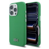 Obal Lacoste PVC Iconic Petit Pique Metal Logo MagSafe Apple iPhone 16 Pro LCFCMP16LPLAN zelený