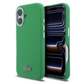 Obal Lacoste PVC Iconic Petit Pique Metal Logo MagSafe Apple iPhone 16 LCFCMP16SPLAN zelený