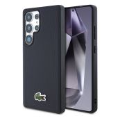 Obal Lacoste Iconic Petit Pique Woven Logo MagSafe Samsung Galaxy S25 Ultra 5G S938 LCHMS25LPVCV modrý