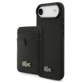 Obal Lacoste Iconic Petit Pique MagSafe + peňaženka Apple iPhone Air LCHMBWP17MPLAK čierny