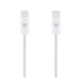 OBAL:ME Super Fast USB-C/USB-C 100W 1m biely