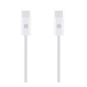 OBAL:ME Super Fast USB-C/USB-C 100W 2m biely