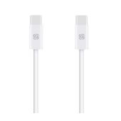 OBAL:ME LongRun USB-C/USB-C 60W 1m biely