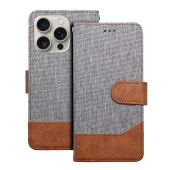 Obal Jeans Book Apple iPhone 17 sivý